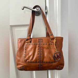 Michael Michael Kors Astor Studded Satchel Shoulder Bag